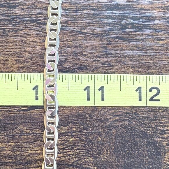 VTG 14K Gold Plated Copper Base Metal Mariner Link Chain Size 24" Length - Picture 11 of 12